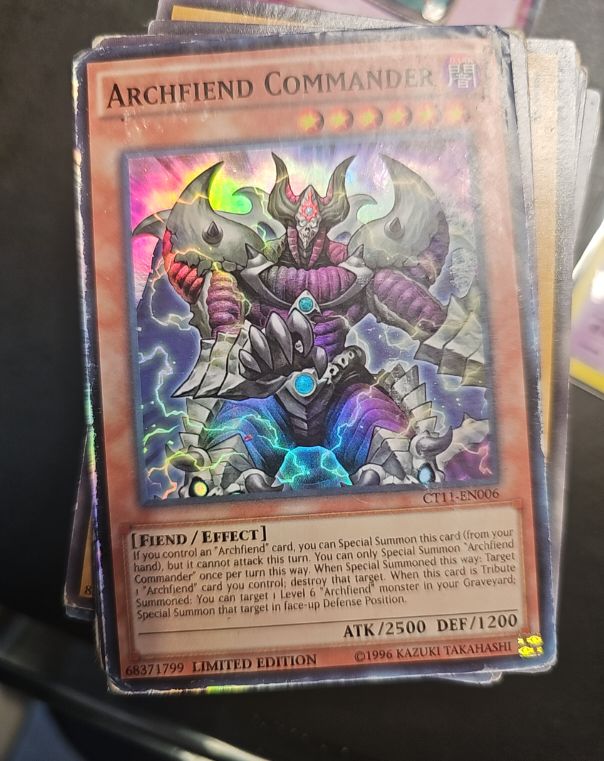 2014 Yugioh CT11-EN006 Archfiend Commander — front