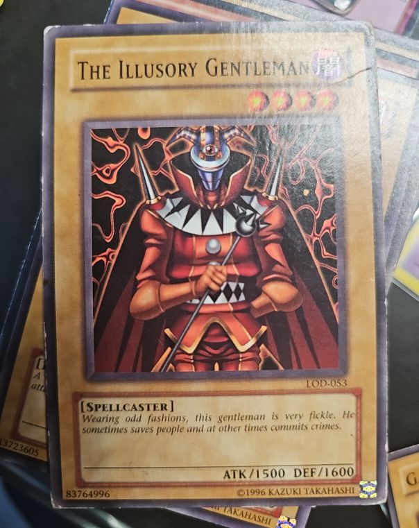 Yu-Gi-Oh! Legacy of Darkness LOD-053 The Illusory Gentleman — front
