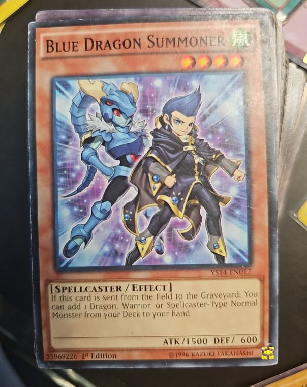 Blue Dragon Summoner YS14-EN017 Super Starter: Space-Time Showdown 1st Edition — front