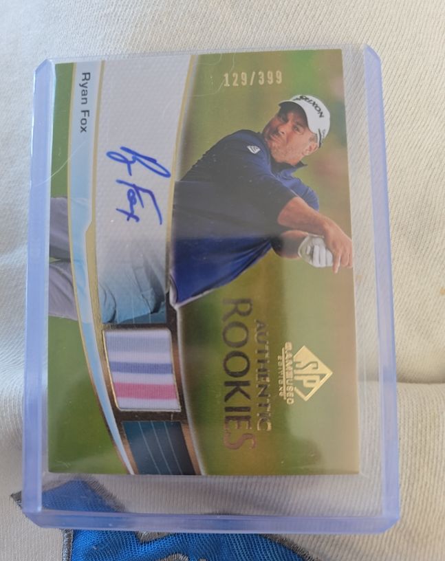 2024 Upper Deck SP Game Used #129 Ryan Fox Authentic Rookies — front