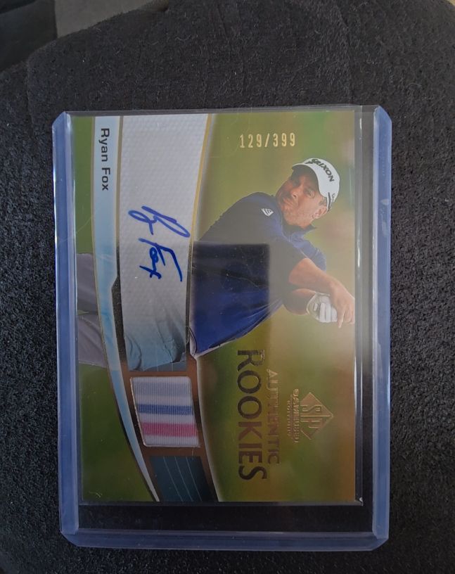 2024 SP Game Used #129 Ryan Fox Authentic Rookies Patch Auto — front