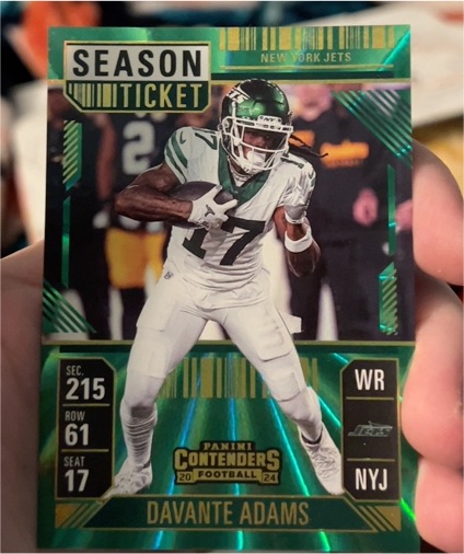 2024 Panini Contenders Season Ticket #54 Davante Adams — front