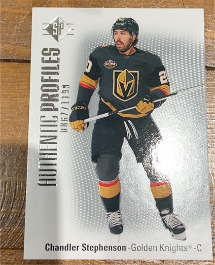 2021-22 Upper Deck SP Authentic Profiles #AP-7 Chandler Stephenson — front