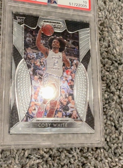 2019-20 Panini Prizm Draft Picks #70 Coby White — front