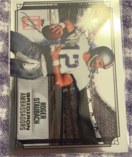 2024 Topps Signature Class #GA-18 Roger Staubach Gridiron Ambassadors — front