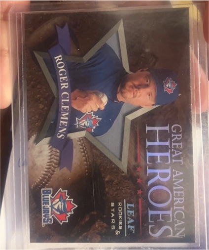 1998 Leaf Rookies & Stars #12 Roger Clemens Great American Heroes — front