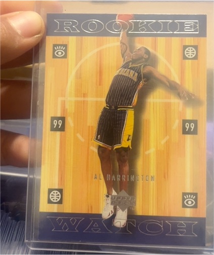 1998-99 Upper Deck #333 Al Harrington Rookie — front