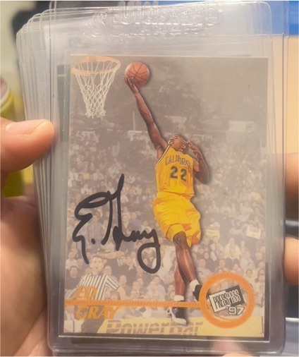 1997 Press Pass #22 Ed Gray — front