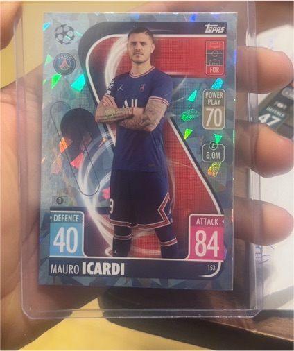 2021-22 Topps Match Attax UCL #153 Mauro Icardi — front