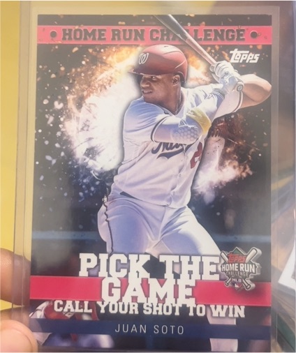 2022 Topps #HRC-2 Juan Soto Home Run Challenge — front
