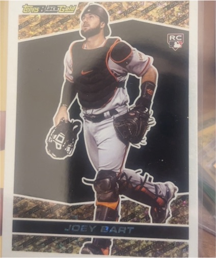 2021 Topps Update Black Gold #BG-23 Joey Bart — front