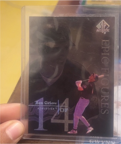 1999 Upper Deck SP Authentic Epic Figures #E14 Ben Grieve — front