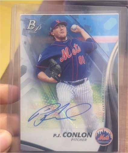 2017 Bowman Platinum Top Prospects Autographs #TPA-PC P.J. Conlon — front
