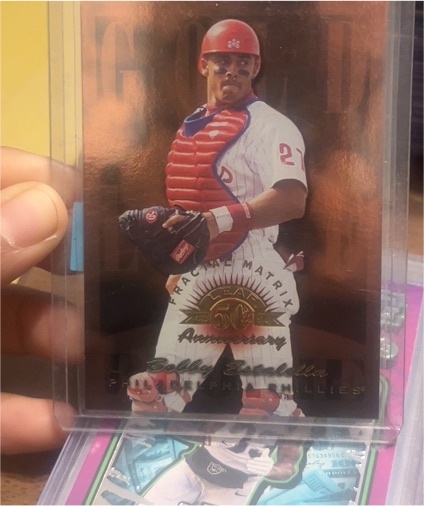 1998 Leaf Fractal Matrix #180 Bobby Estalella — front