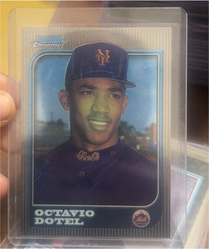 1997 Bowman Chrome #244 Octavio Dotel — front