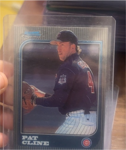 1997 Bowman Chrome #160 Pat Cline — front