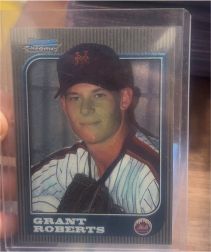 1997 Bowman Chrome #207 Grant Roberts — front