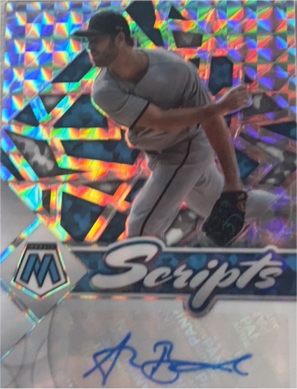 2022 Panini Mosaic Scripts #SC-AN Anthony Bender — front