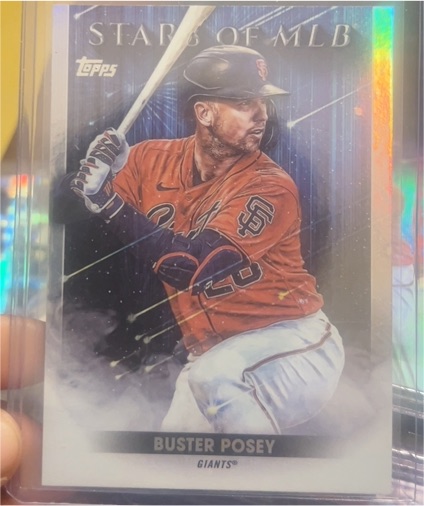 2022 Topps Stars of MLB #SMLB-18 Buster Posey — front