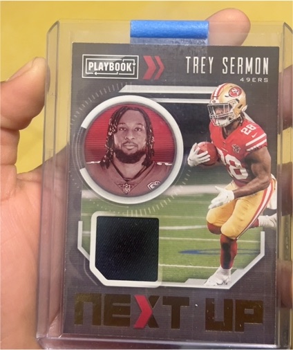 2021 Panini Playbook #NXT-TSE Trey Sermon — front