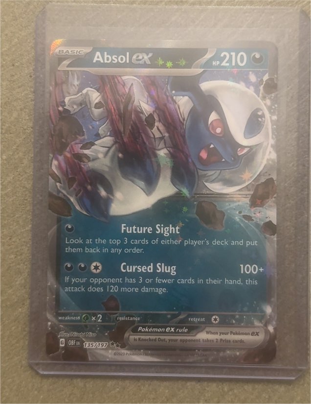 2023 Pokémon SV03: Obsidian Flames #135 Absol ex — front