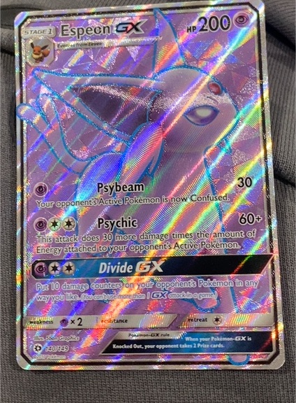 2017 Pokémon Sun & Moon #140 Espeon GX — front