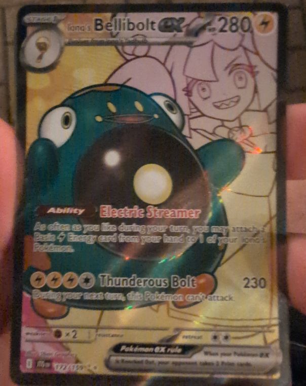 2023 Pokémon Journey Together #172 Iono's Bellibolt EX — front
