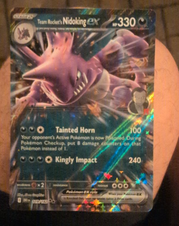 2025 Pokémon SV10: Destined Rivals #119 Team Rocket's Nidoking ex — front