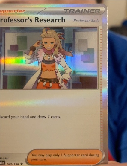 2023 Pokémon Scarlet & Violet #189 Professor's Research — front