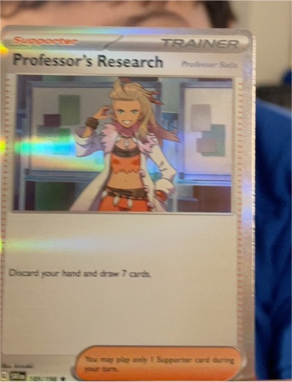 2023 Pokémon TCG Scarlet & Violet #189 Professor's Research (Professor Sada) — front