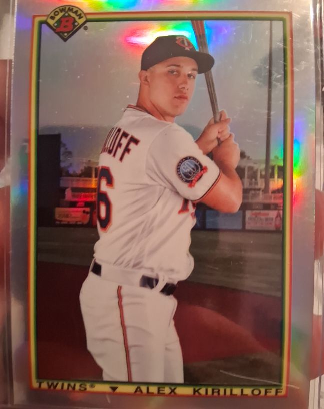 2020 Bowman Chrome #90B-AK Alex Kirilloff 1990 Bowman Refractor — front