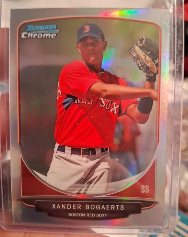 2013 Bowman Chrome #TP-40 Xander Bogaerts — front