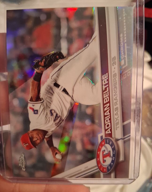 2017 Topps Chrome #130 Adrian Beltre — front