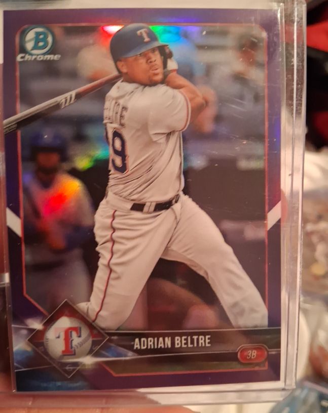 2018 Bowman Chrome #38 Adrian Beltre — front