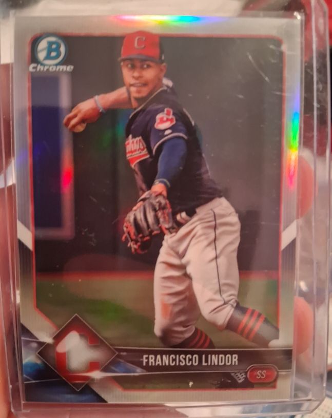 2018 Bowman Chrome #31 Francisco Lindor — front