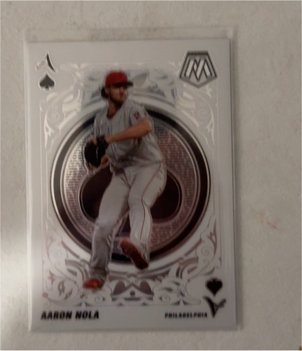 2022 Panini Mosaic Aces #A-9 Aaron Nola — front