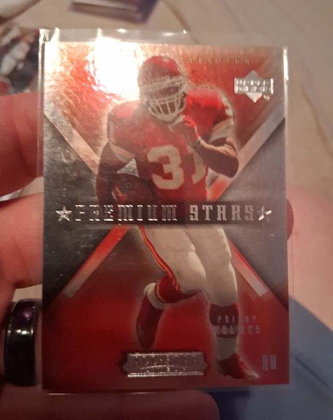2004 Upper Deck Diamond Collection Premium Stars #PS11 Priest Holmes — front