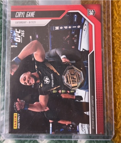 2021 Panini Instant UFC #5 Ciryl Gane — front