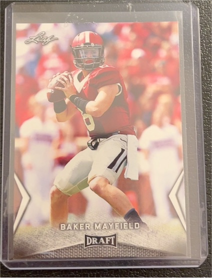 2018 Leaf Draft #07 Baker Mayfield — front