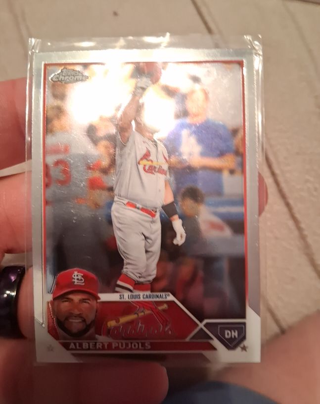 2023 Topps Chrome #143 Albert Pujols — front
