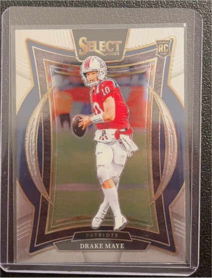 2024 Panini Select #27 Drake Maye Concourse Rookie Card — front