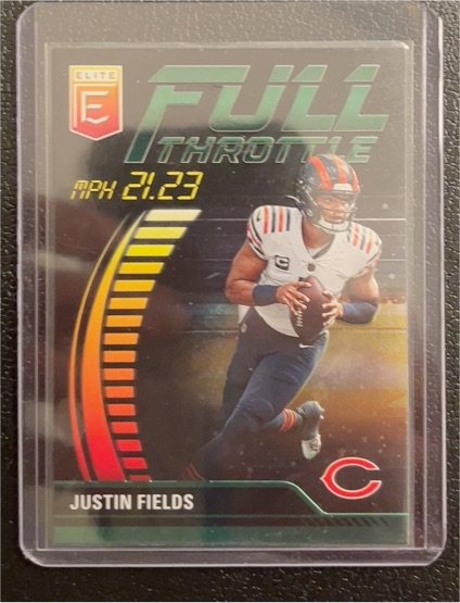 2023 Donruss Elite Full Throttle #FT-JF Justin Fields — front