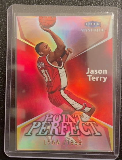 1999-00 Fleer Mystique Point Perfect #PP31 Jason Terry — front