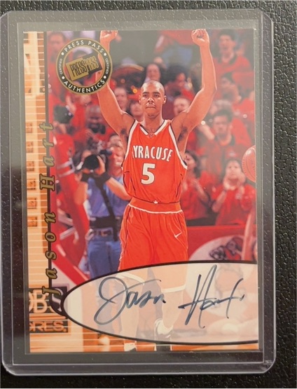 2000 Press Pass Autographs #9 Jason Hart — front
