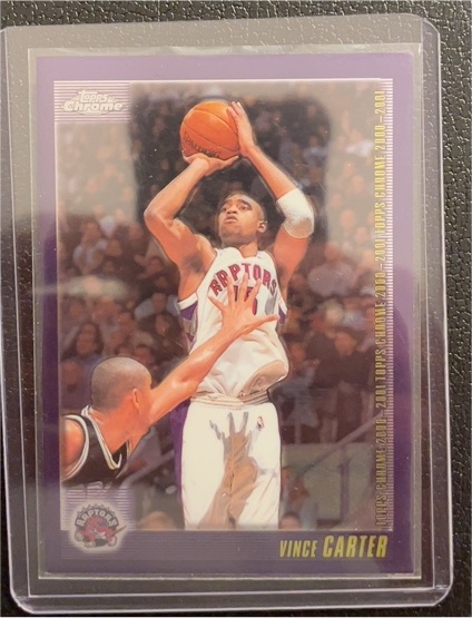 2000-01 Topps Chrome Preview #TCP3 Vince Carter — front