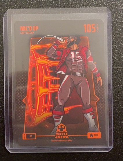 2025 Bo Jackson Battle Arena Mic'd Up #37 Mike Evans — front