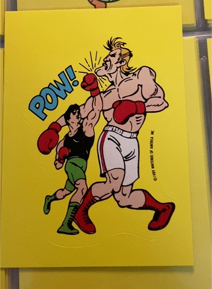 1989 Topps Nintendo #30 Pow! Punch-Out!! — front