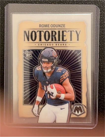 2024 Panini Mosaic Notoriety #24 Rome Odunze — front
