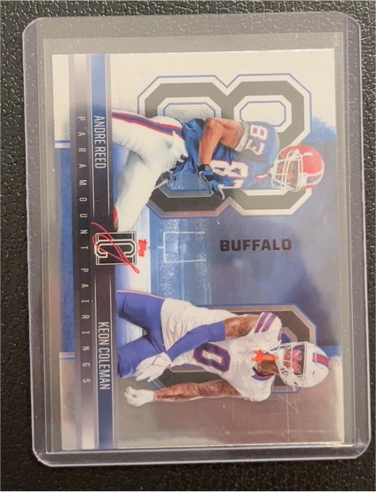 2024 Topps Signature Class Paramount Pairings #PP-15 Andre Reed / Keon Coleman — front