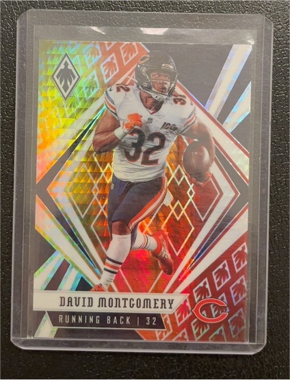 2020 Panini Phoenix Fire Burst #30 David Montgomery — front
